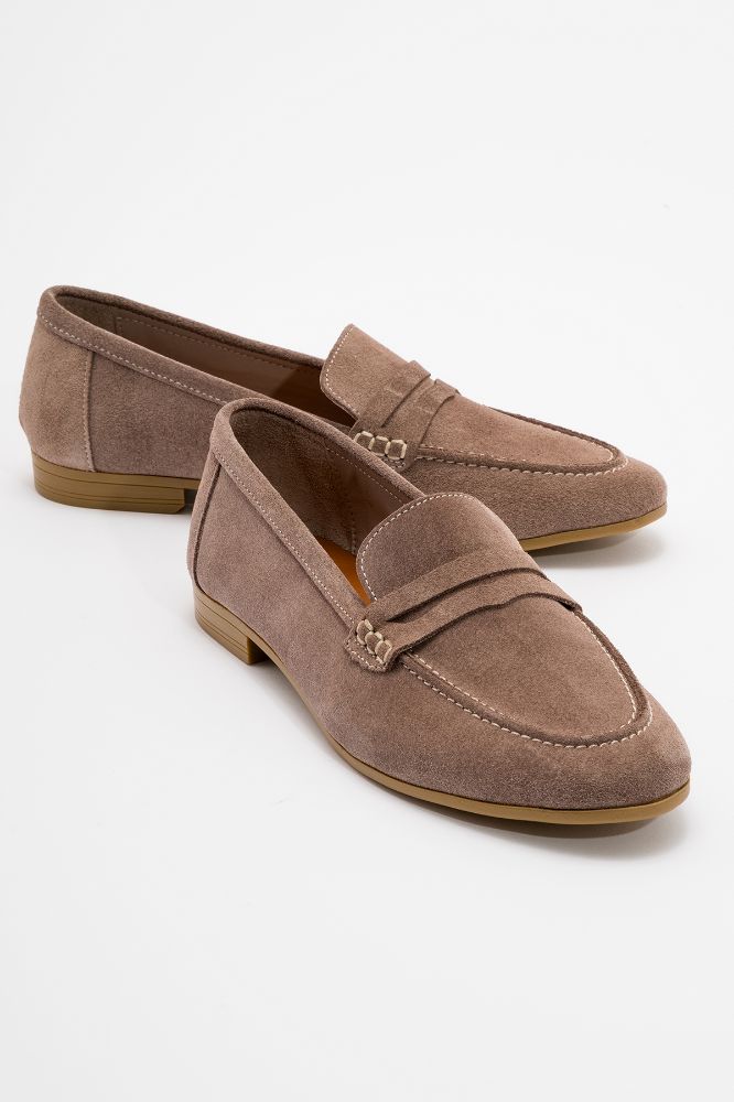 kadin-deri-loafer-ayakkabi-VIZON SUET-NHR2423411-0070961_0