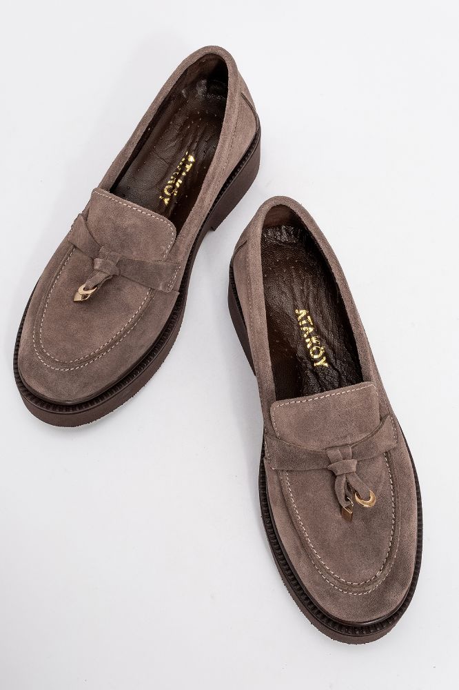 kadin-deri-loafer-ayakkabi-VIZON SUET-NHR2513700-0080992_0