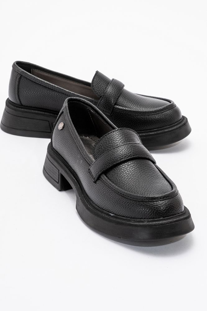 kadin-loafer-ayakkabi-SIYAH FLOTER-KYL2511017-0081305_0