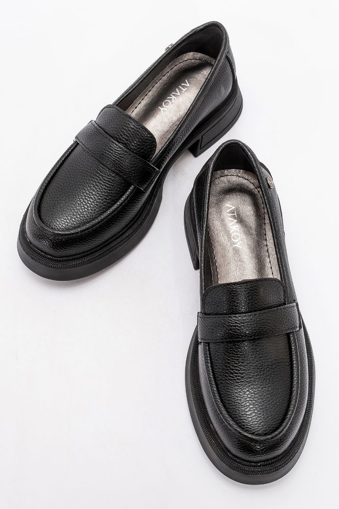 kadin-loafer-ayakkabi-SIYAH FLOTER-KYL2511017-0081308_0