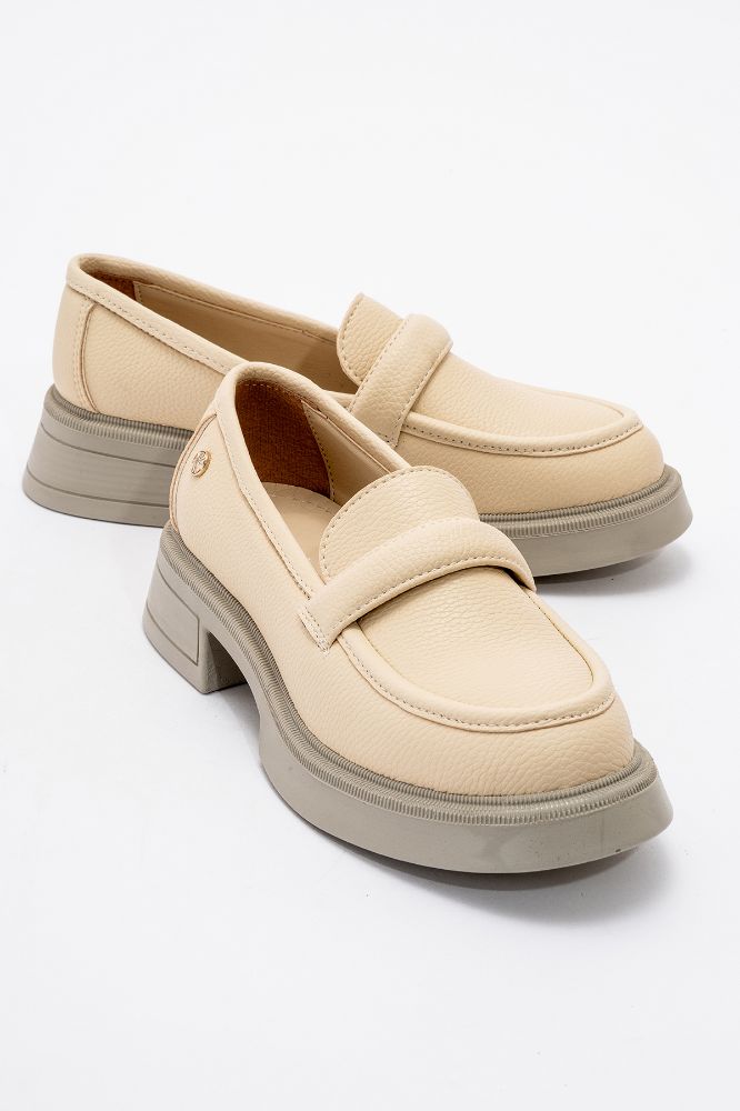 kadin-loafer-ayakkabi-BEJ FLOTER-KYL2511017-0081315_0