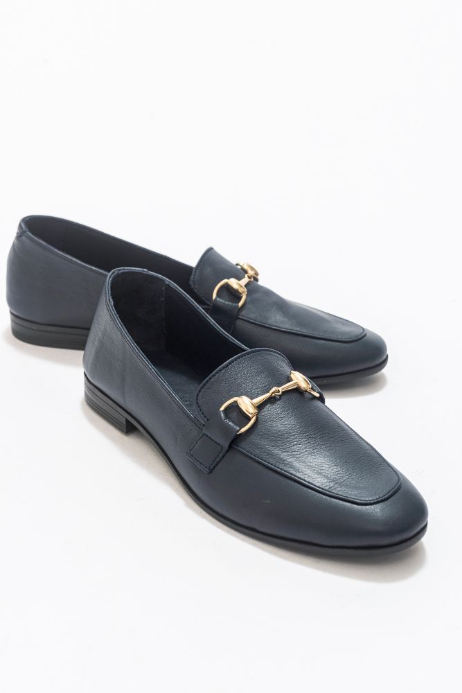 kadin-deri-tokali-loafer-LACIVERT-NHR251603-0081412_0