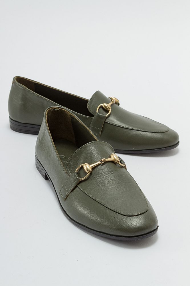 kadin-deri-tokali-loafer-HAKI-NHR251603-0081422_0