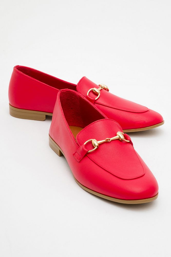 kadin-deri-tokali-loafer-KIRMIZI-NHR251603-0081442_0