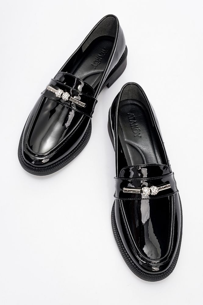 kadin-tokali-loafer-SIYAH RUGAN-YKL251161-0085205_0