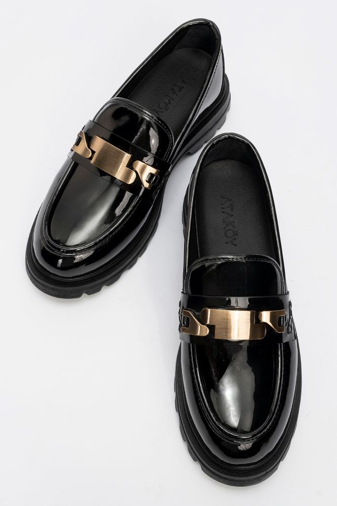 kadin-tokali-loafer-SIYAH RUGAN-YKL251515-0086248_0